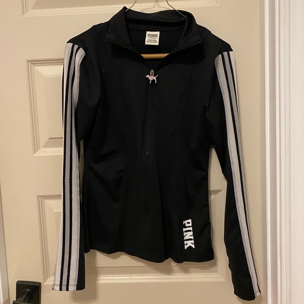 Victoria’s Secret PINK Quarter zip long sleeve top